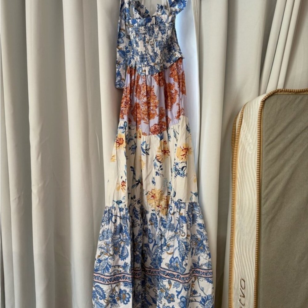 Free People Tulip Chic Floral Maxi Dress